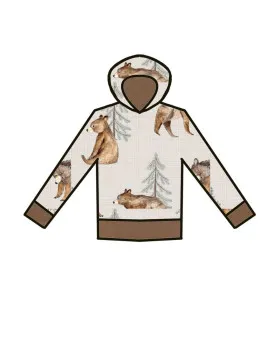 Sweat polaire capuche « Ours »