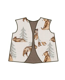 Gilet Berger "Ours" Taupe