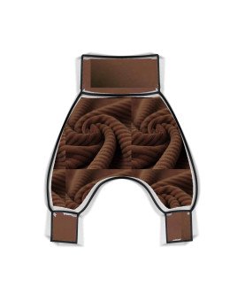 Sarouel velours "Chocolat"