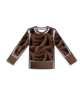 Sweat velours « Chocolat»
